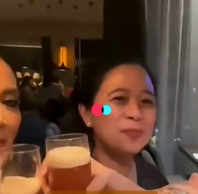 Potongan video viral Puan Maharani. (tiktok)